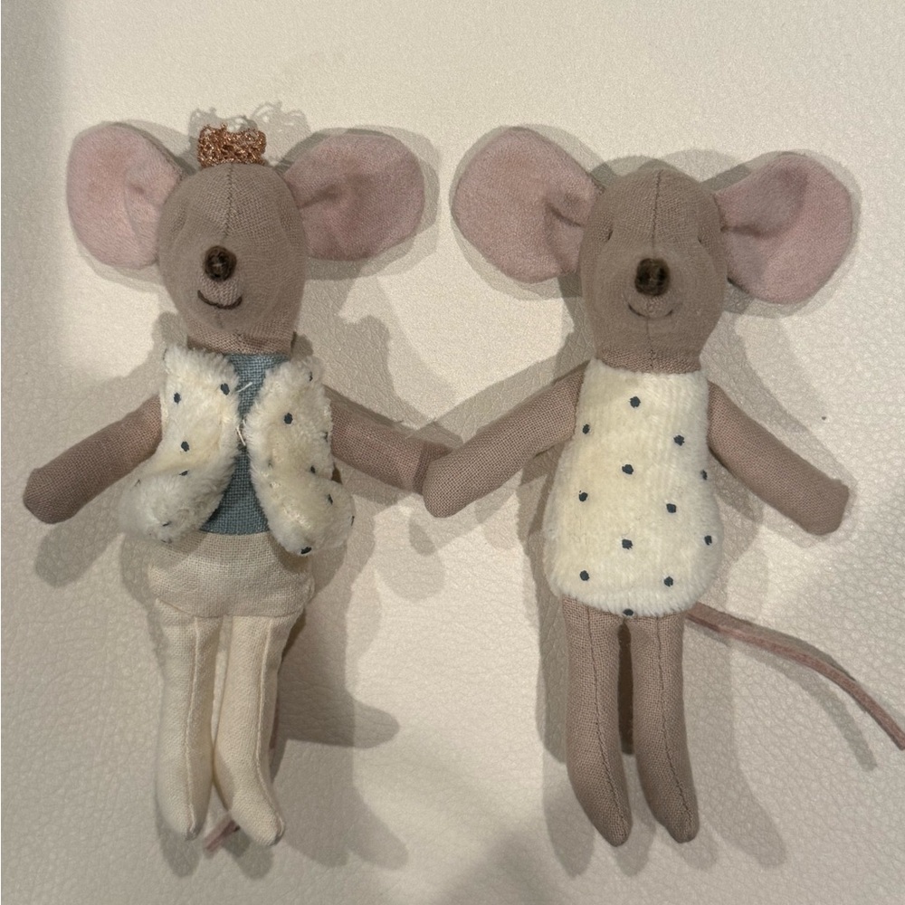 Maileg Royal Twins Mice - Polka Dots (Please Read)
